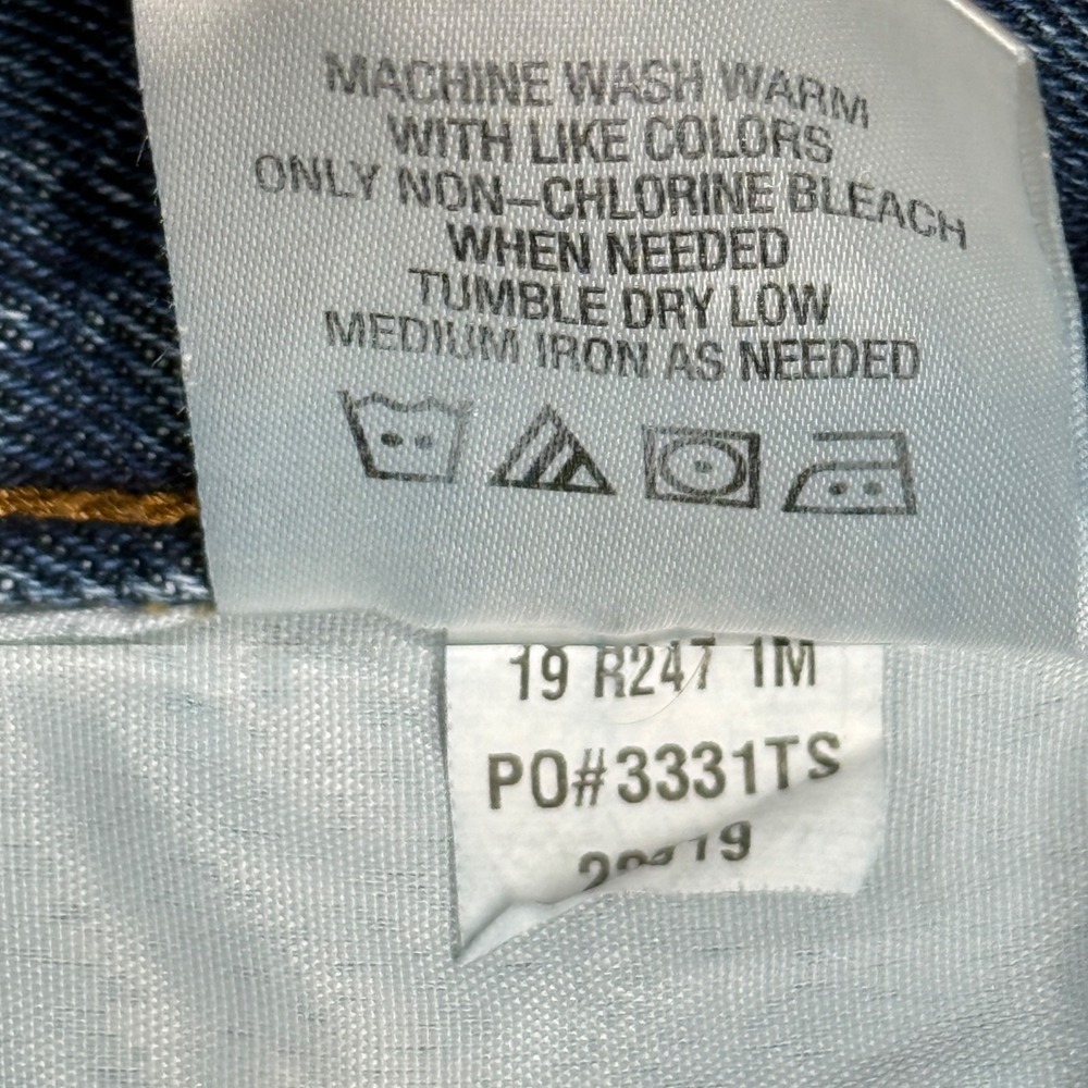 C.E. Schmidt Workwear Mens Blue Denim Jeans Size 36X34 Relaxed Fit Cotton - Picture 6 of 12